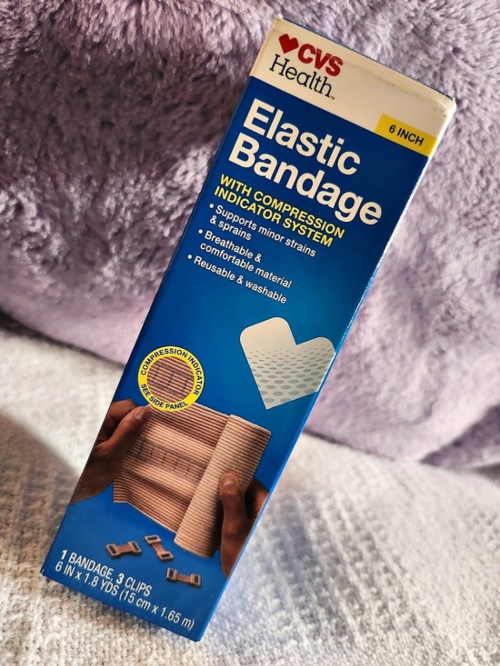 CVS Elastic Bandage with Compression Indicator System Compression New In Box